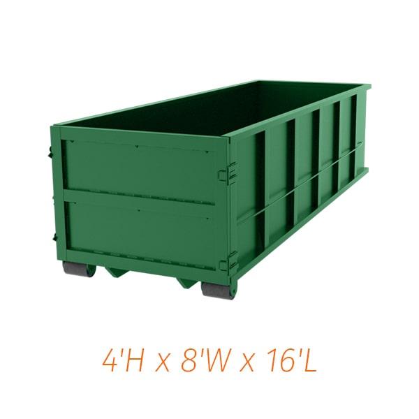 depending on availability, we can usually deliver a fifteen yard dumpster within 24-48 hours